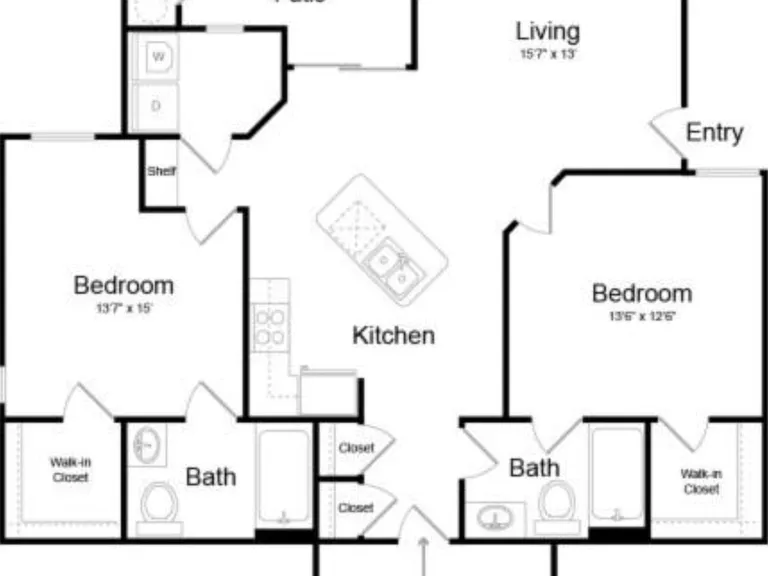 2x2 G floor plan Amiya