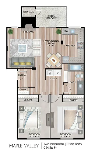 Floor plan Maple Valley