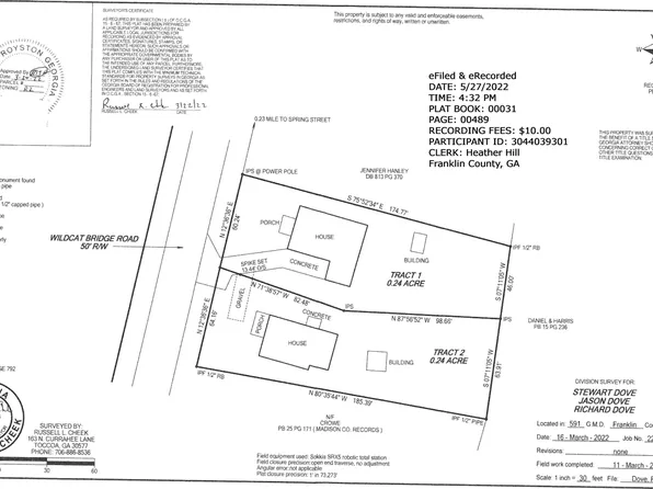 515 Wildcat Bridge Rd, Royston, GA 30662