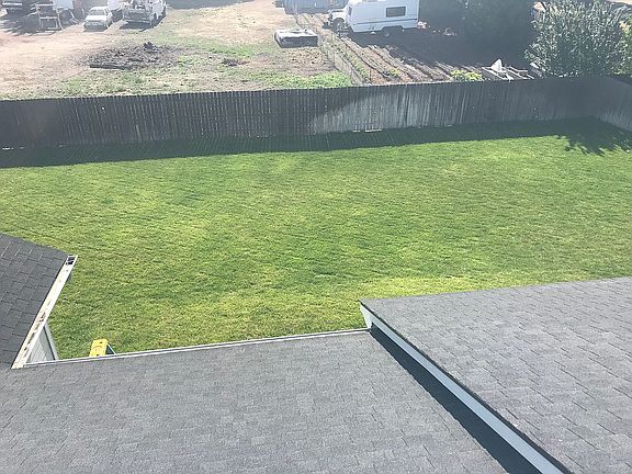 Back yard from top of house