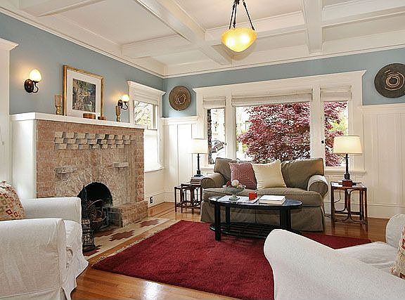 Living Room with Japanese Maple