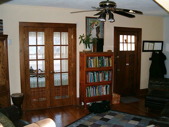 Front room & sun porch