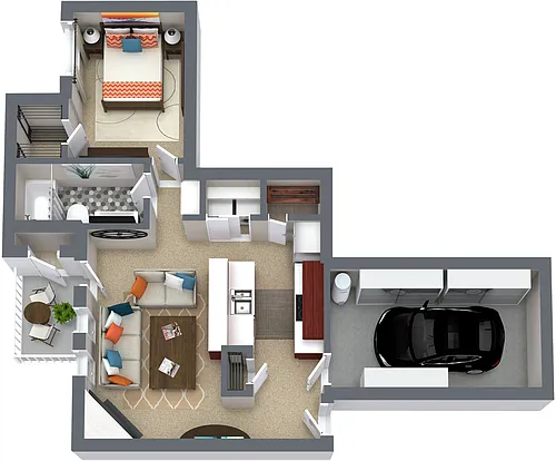 Floor plan A3 Upgraded
