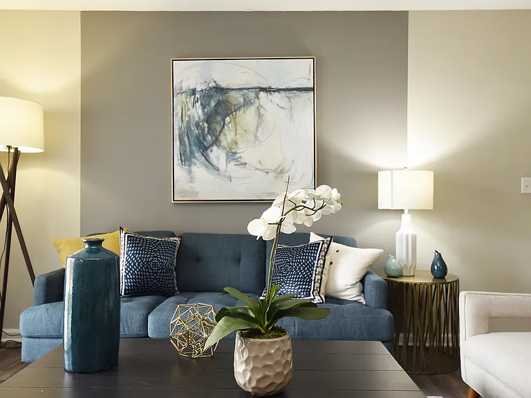 Experience elegance and comfort in this beautifully styled living room.
