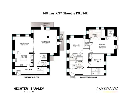 STREET No.13 No.14　2冊セット 140 East 63rd Street 13D/14D in Lenox Hill, Manhattan
