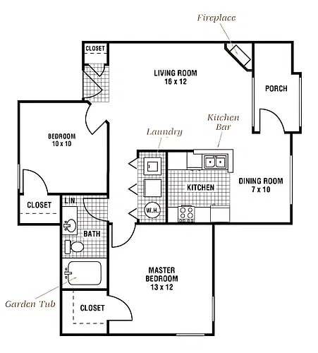 Floor plan St. Andrews