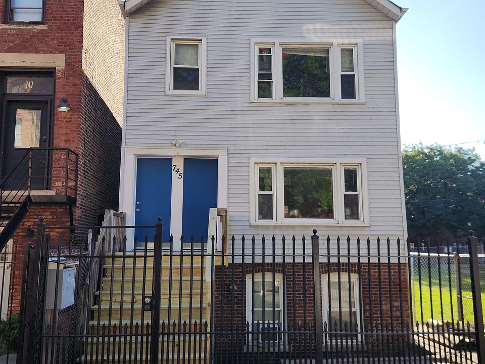 Front of 745 N Throop.