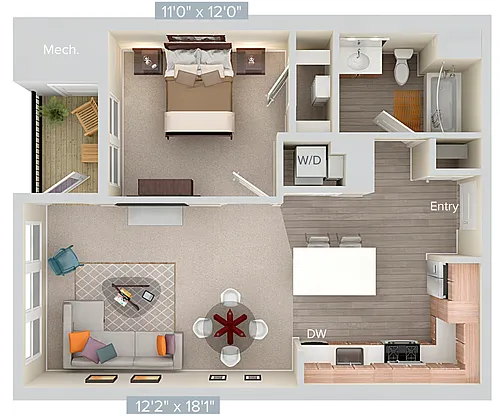 Floor plan A1-sc1-730