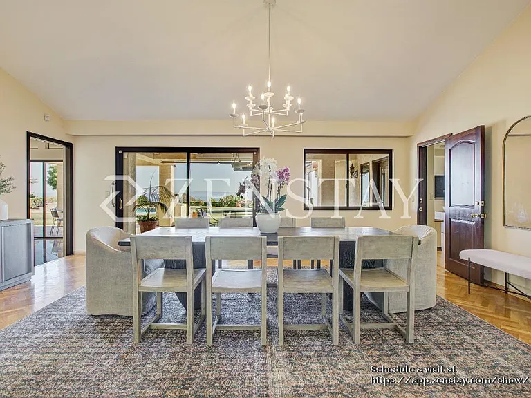 Elegant dining area designed for hosting and memorable dinners