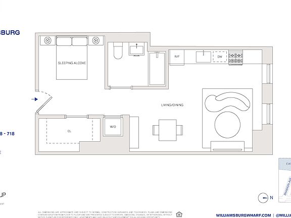 2nd image of 478 Kent Ave #418