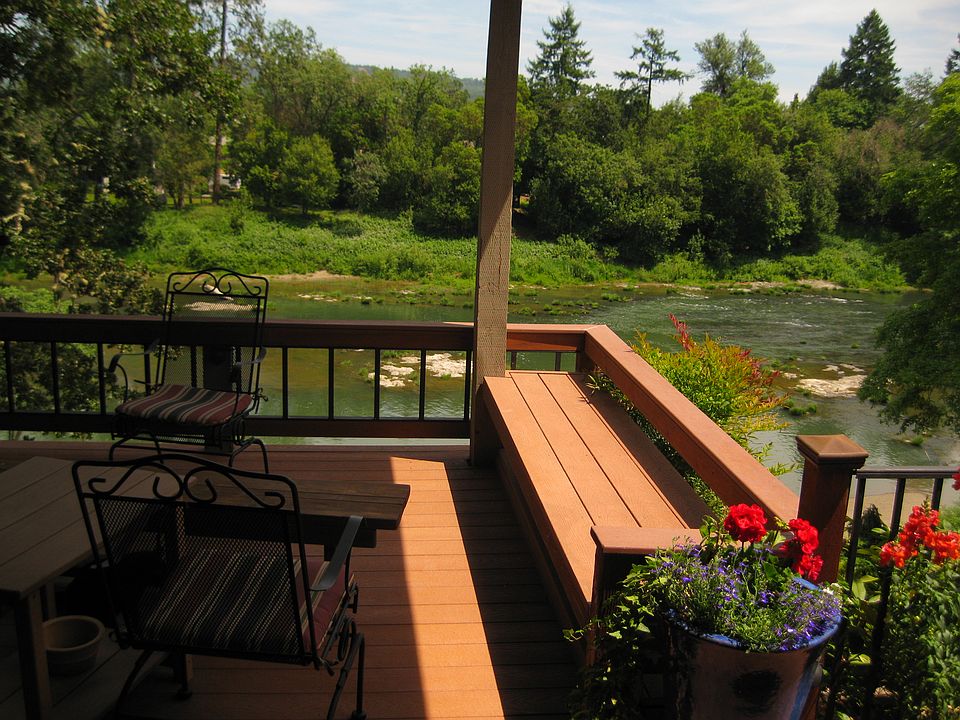 back deck view of river