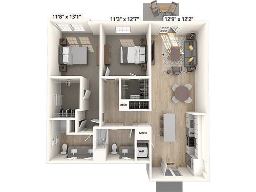 Floor plan B19