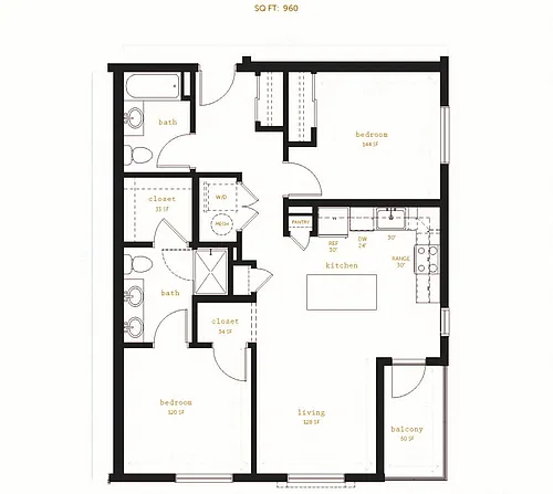 Floor plan Royal 2.SW