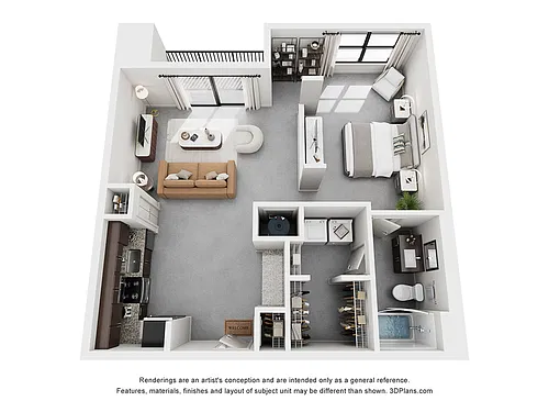 Floor plan The Fulton
