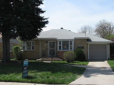 Brick home with attached garage