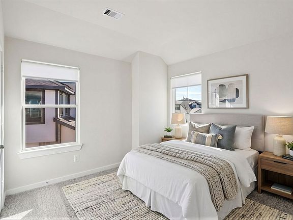 3033 Buckthorn - Linden - Virtually Staged Upstairs Secondary Bedroom