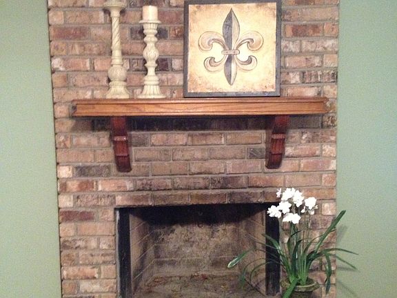 Great Brick Fireplace