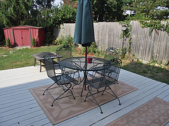 Deck in back yard