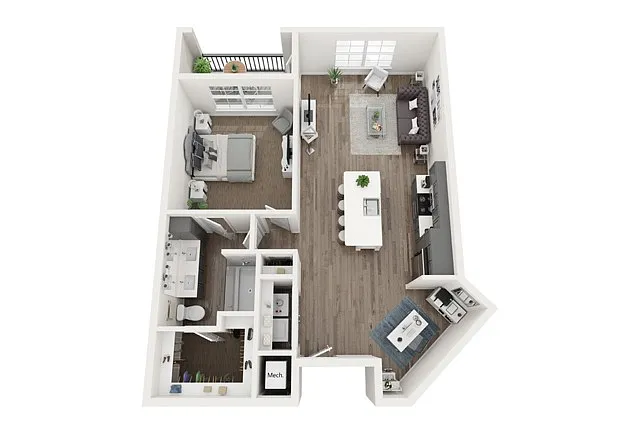 Floor plan Woodacre