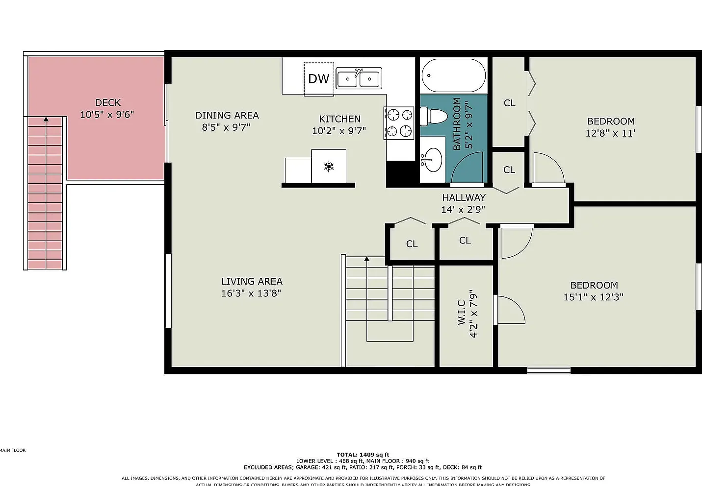3 bed, 1408 sqft, $2,400 — Photo 1