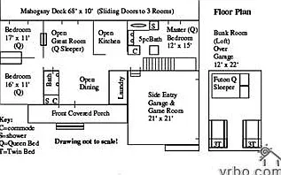 Moose Run Cabin Floor Plan
