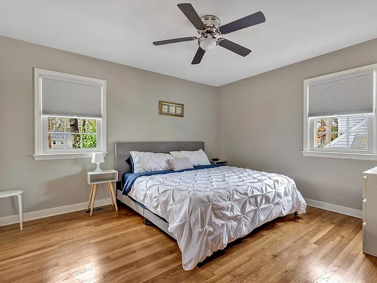 King bed in the master, linens and towels included at no additional cost.