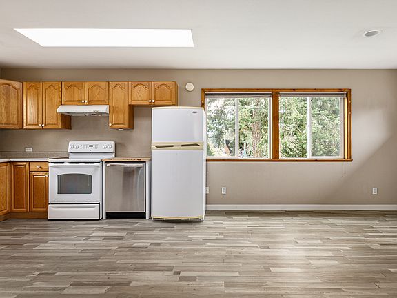 kitchen and living room
