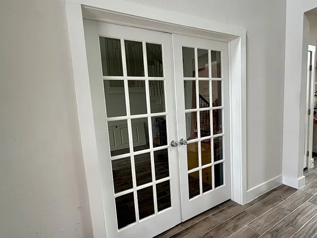 Study Room with French Doors