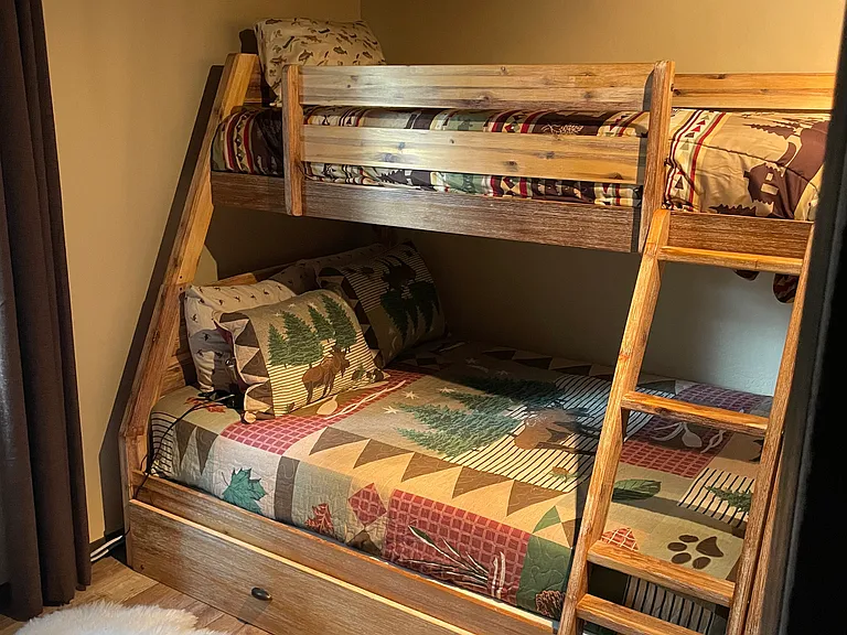 Downstairs, Twin over Full with twin trundle