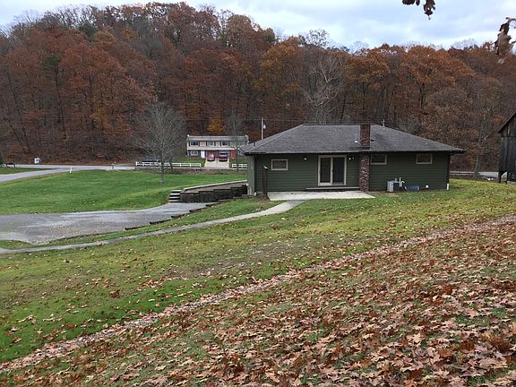 Back of house, yard, patio