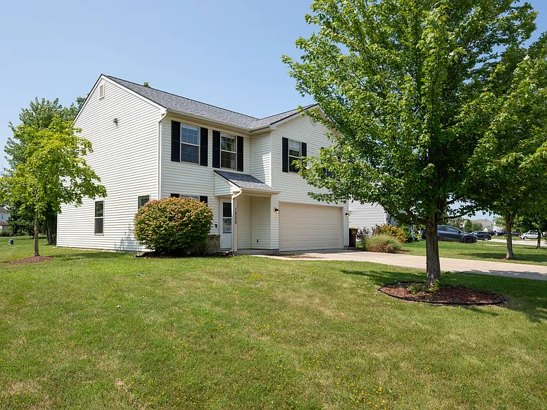 Great yard with mature trees