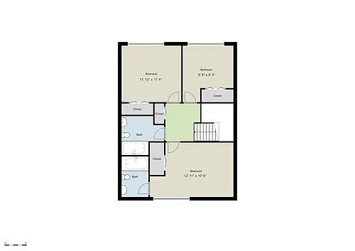 Floor plan Potomac Place Townhome