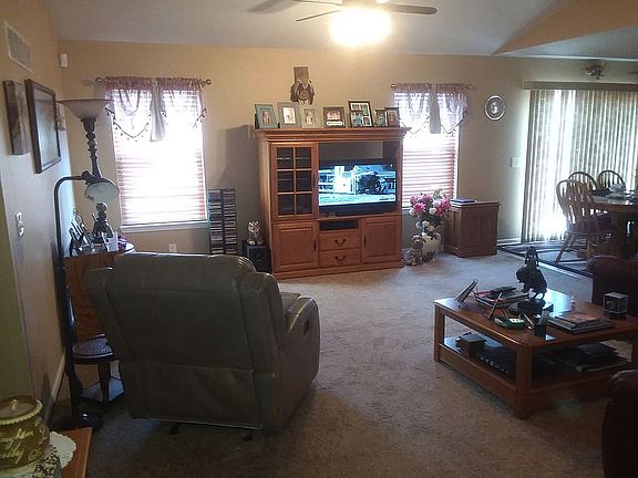 Living room with dining area