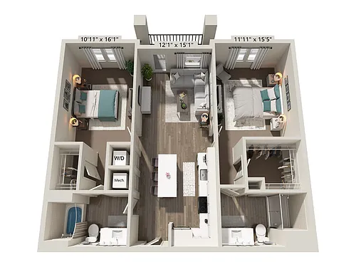 Floor plan B1