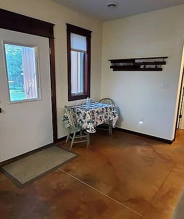 Entryway in living room