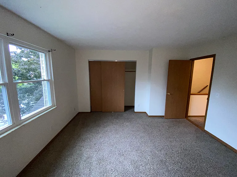 Second story bedroom #2. Front of building.