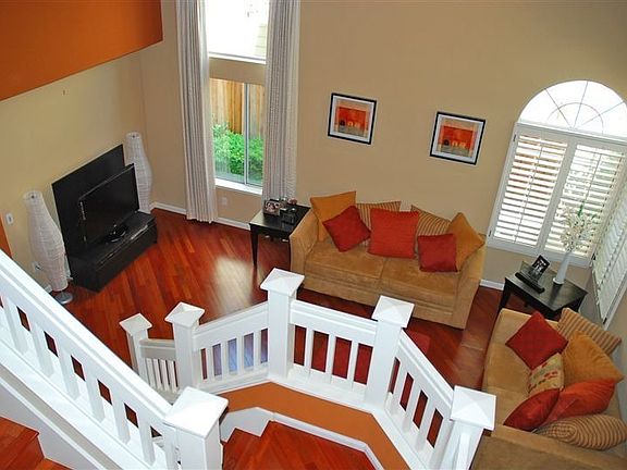 View of formal living room from staircase