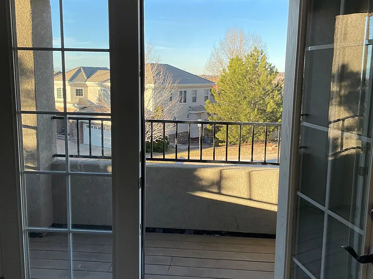 Spare bdrm balcony