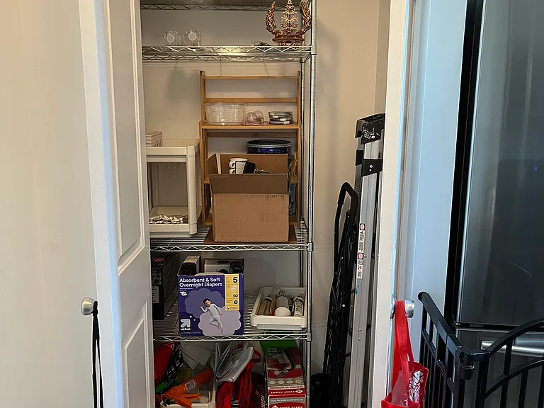 Foyer pantry or coat check