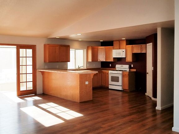 Kitchen with gas stove