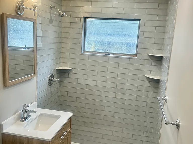 gorgeous brand new bathroom