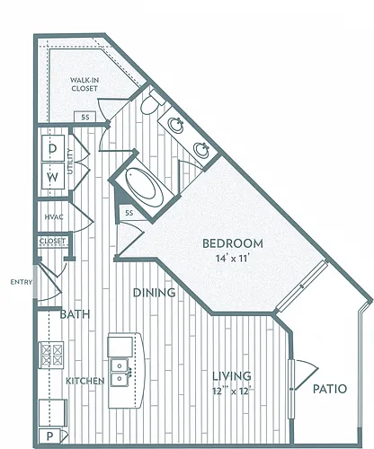 Floor plan A6 - Montreal