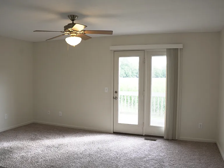 Upstairs living room with walk out balcony