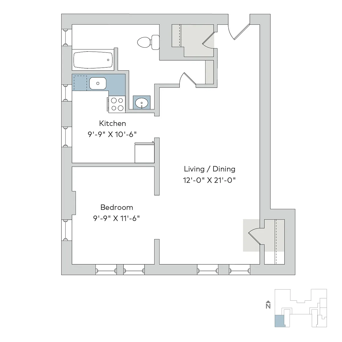 Floor plan delm1bb2