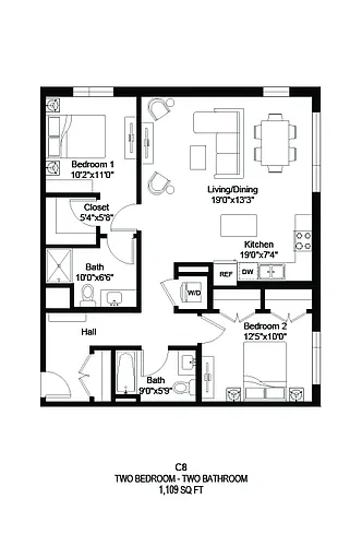 Floor plan C8