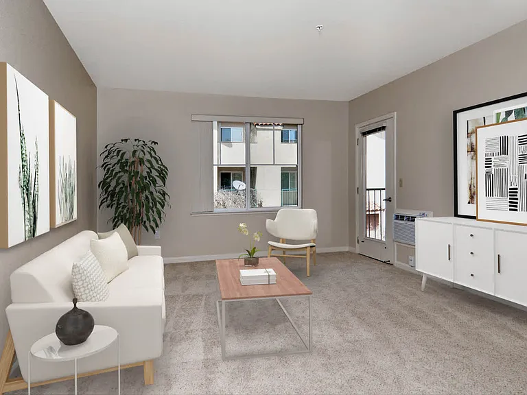 Carpeted Living Area
