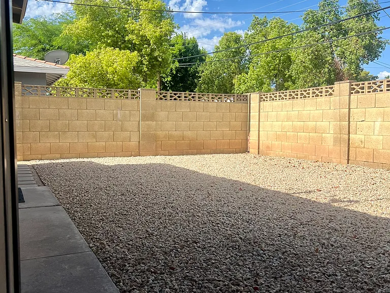Fenced Backyard