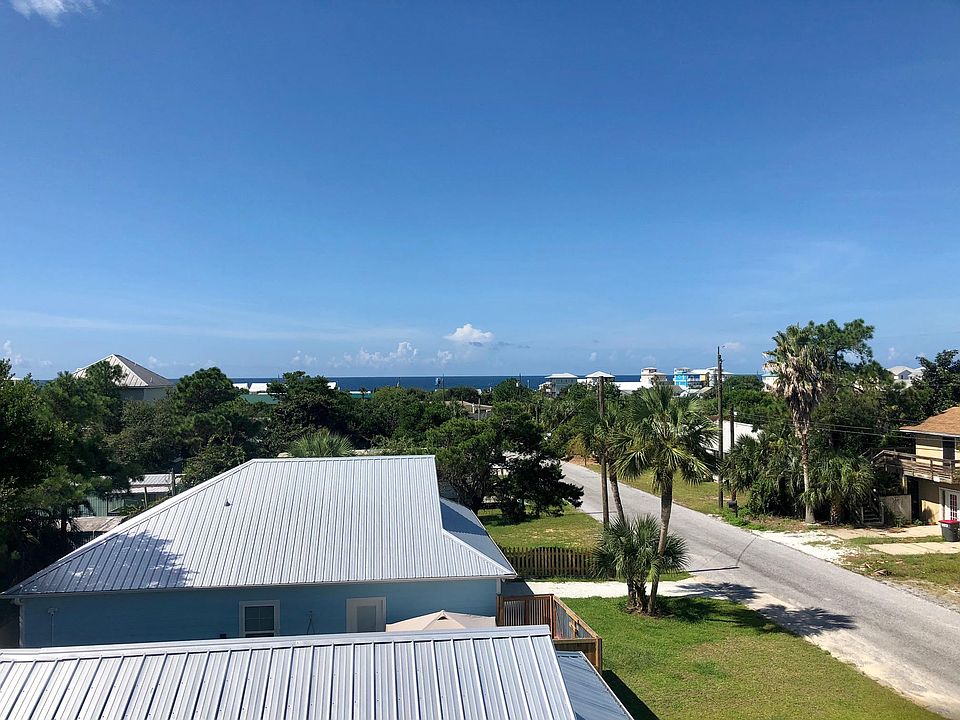 view of beach from tower