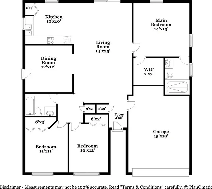 3 bed, 2.0 bath, 1408 sqft, $2,085 — Photo 2