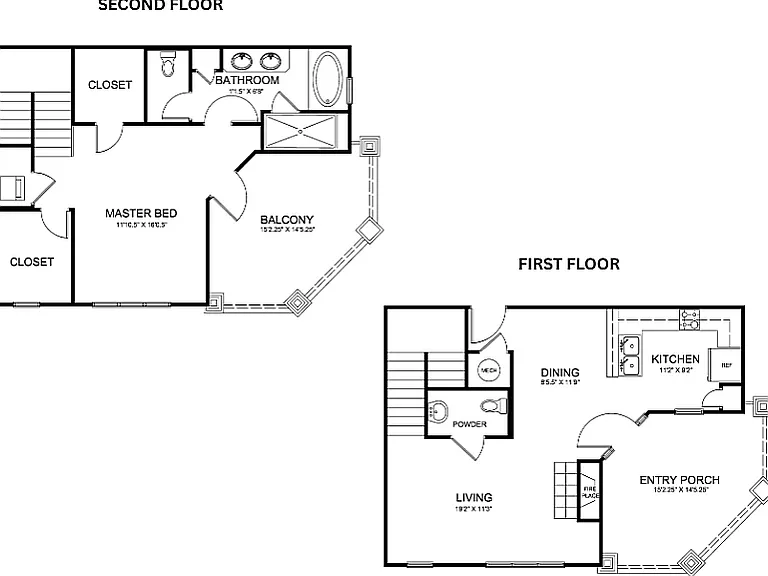 A15 - 2D Floor Plan A15 - 2D Floor Plan